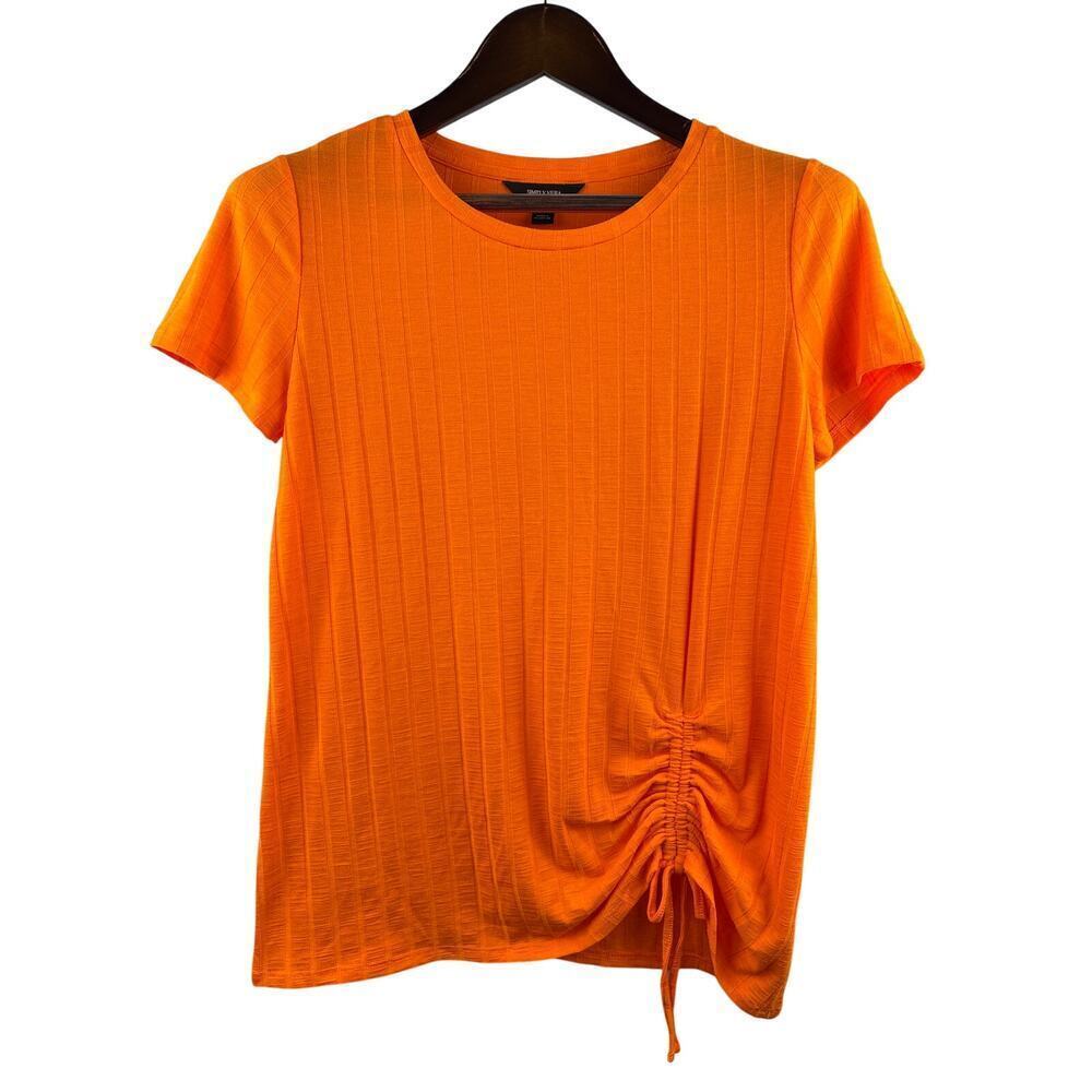 Women’s Simply Vera, Vera Wang Medium Bright Orange T-Shirt
